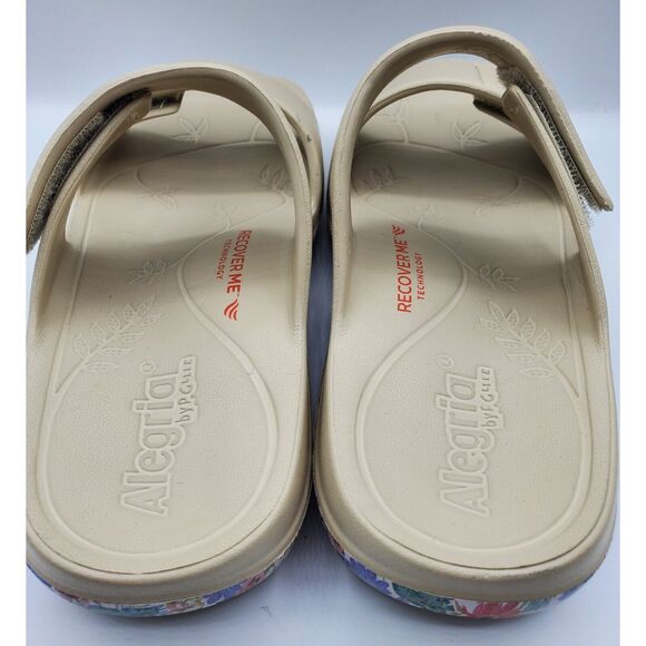 Alegria Women Orbyt Double Strap Recovery Slide Sandals - Miami Beach, 36M EUC - Picture 4 of 7